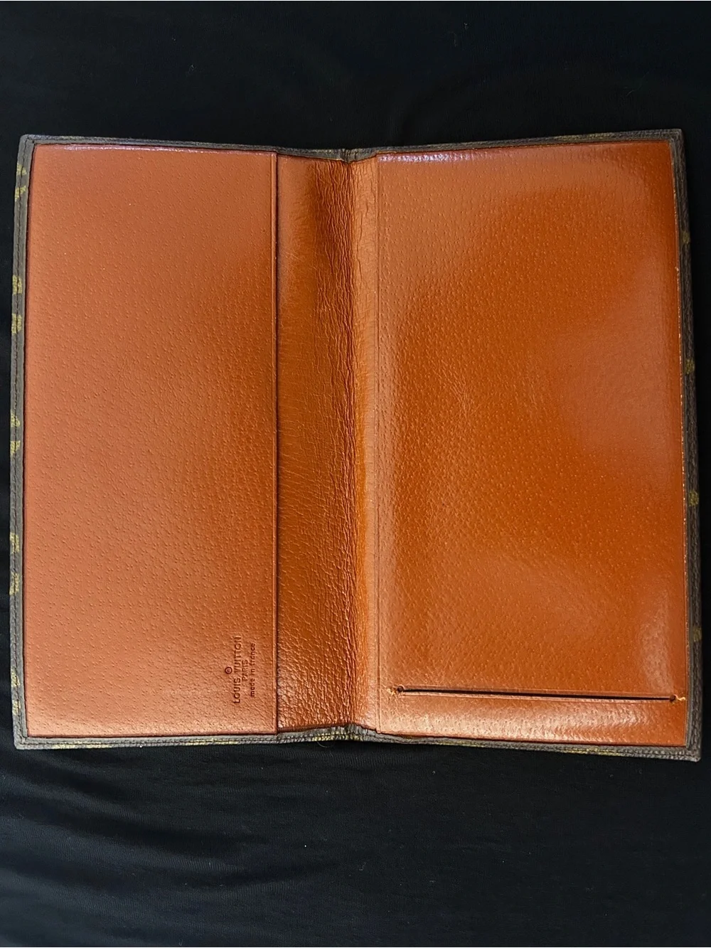 Men/women Louis Vuitton Monogram Canvas Long Card & Key Holder - Brown/Gold